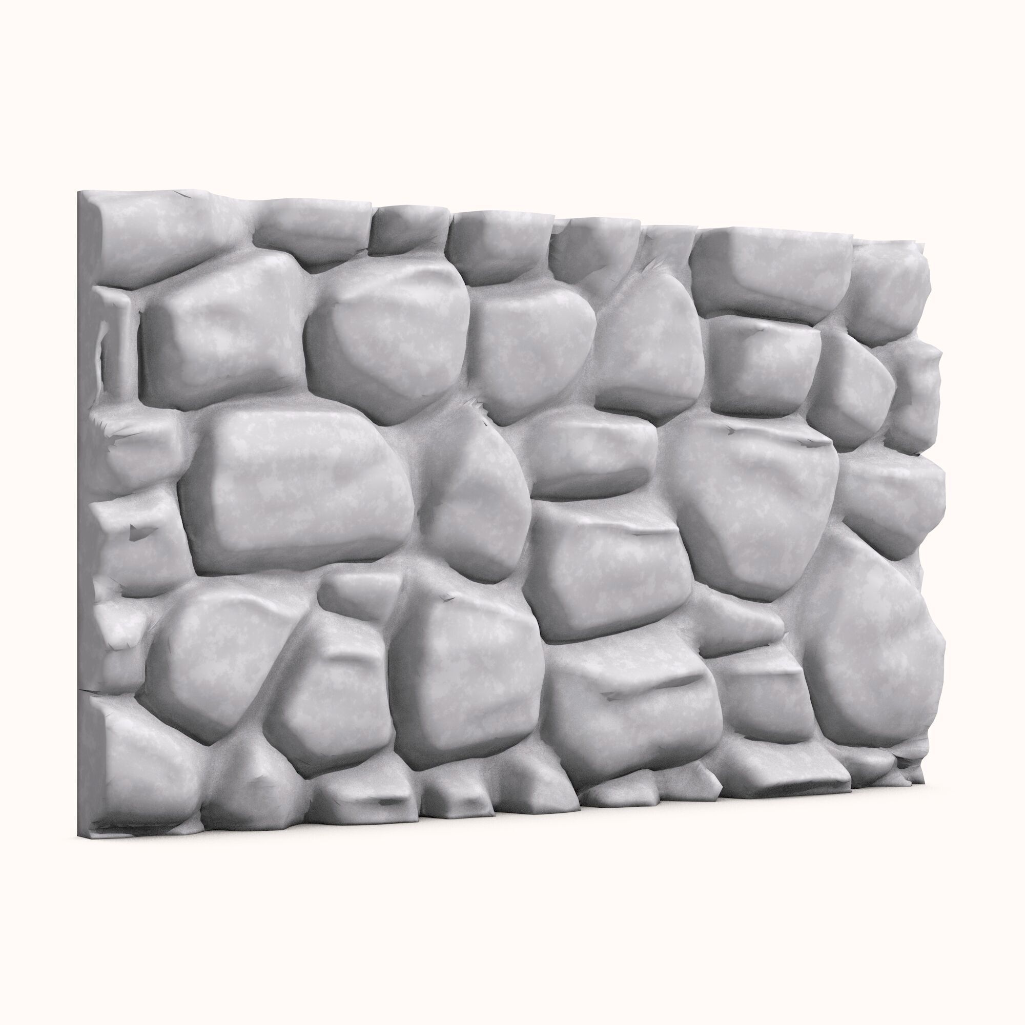 Stone wall 147 3D model_1
