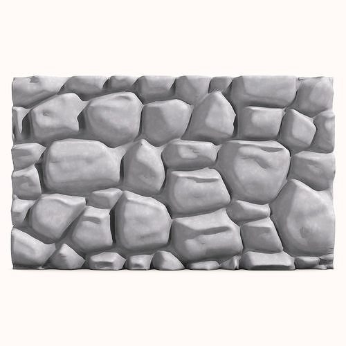 Stone wall 147 3D model