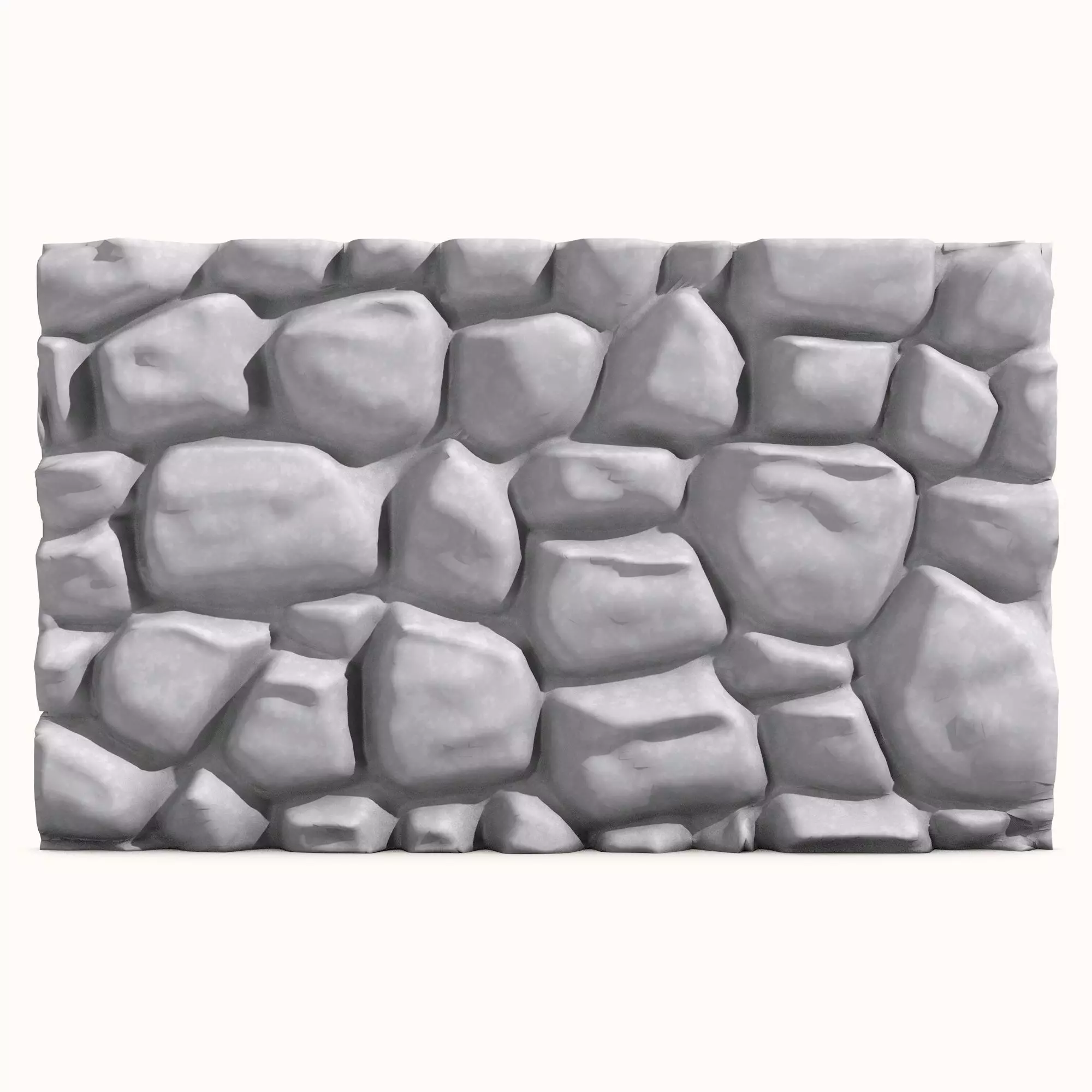 Stone wall 147 3D model_0
