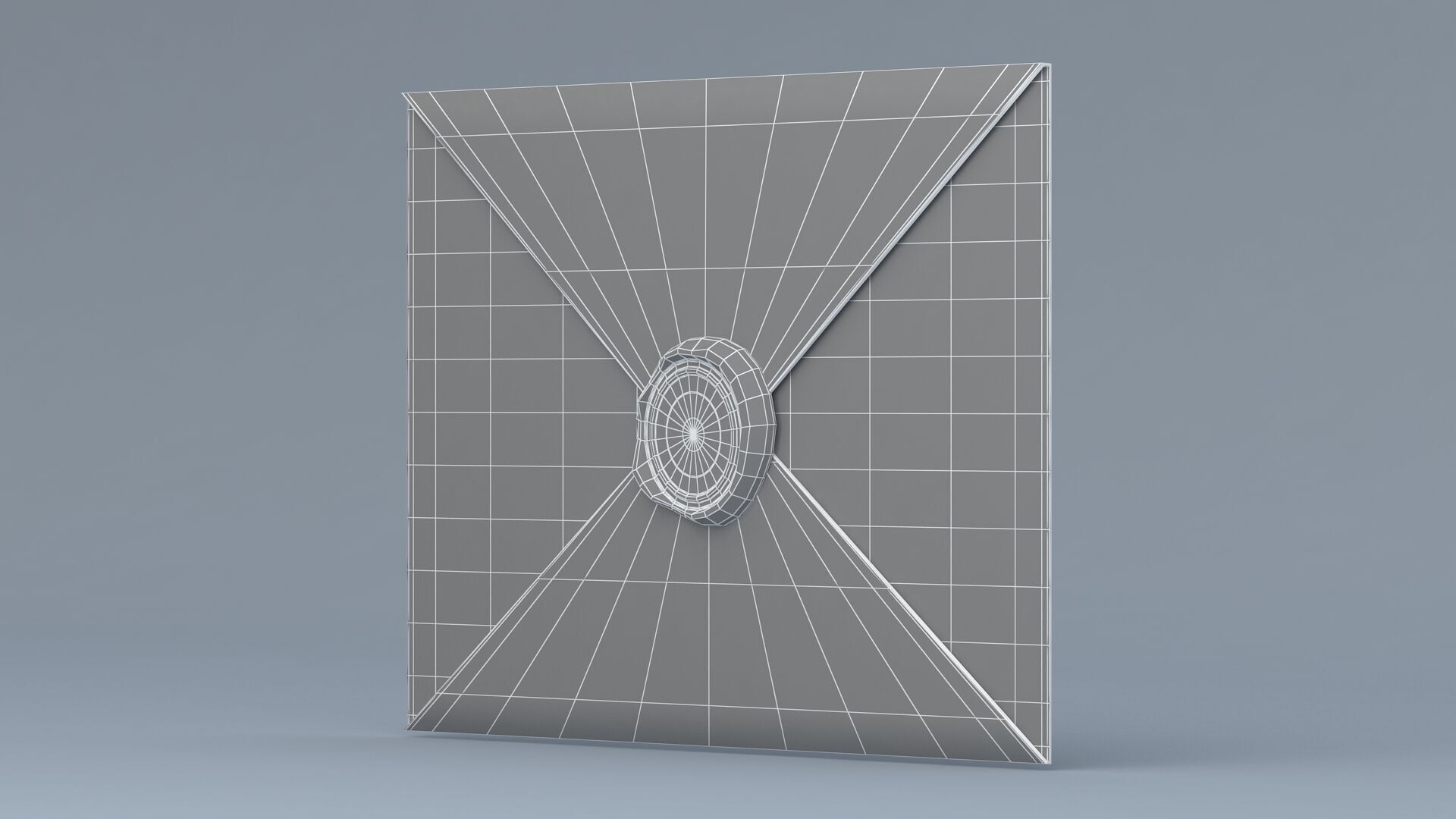 Envelope With Gold Seal 3D model_9