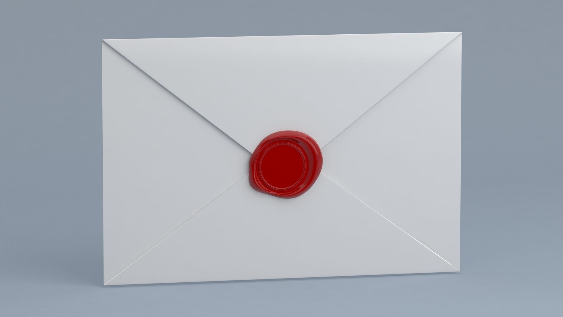 Envelope With Seal Collection 3D model_20