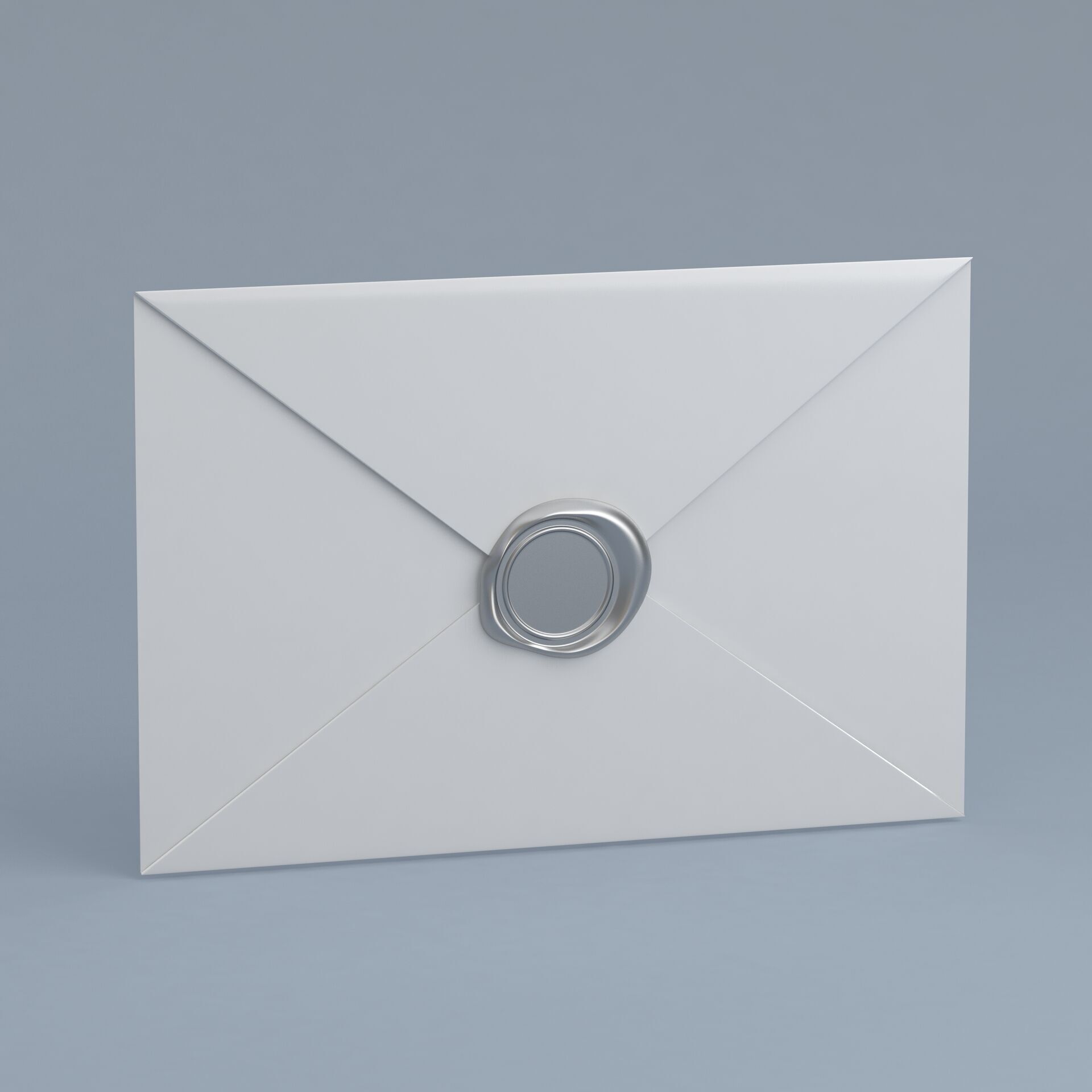 Envelope With Seal Collection 3D model_13