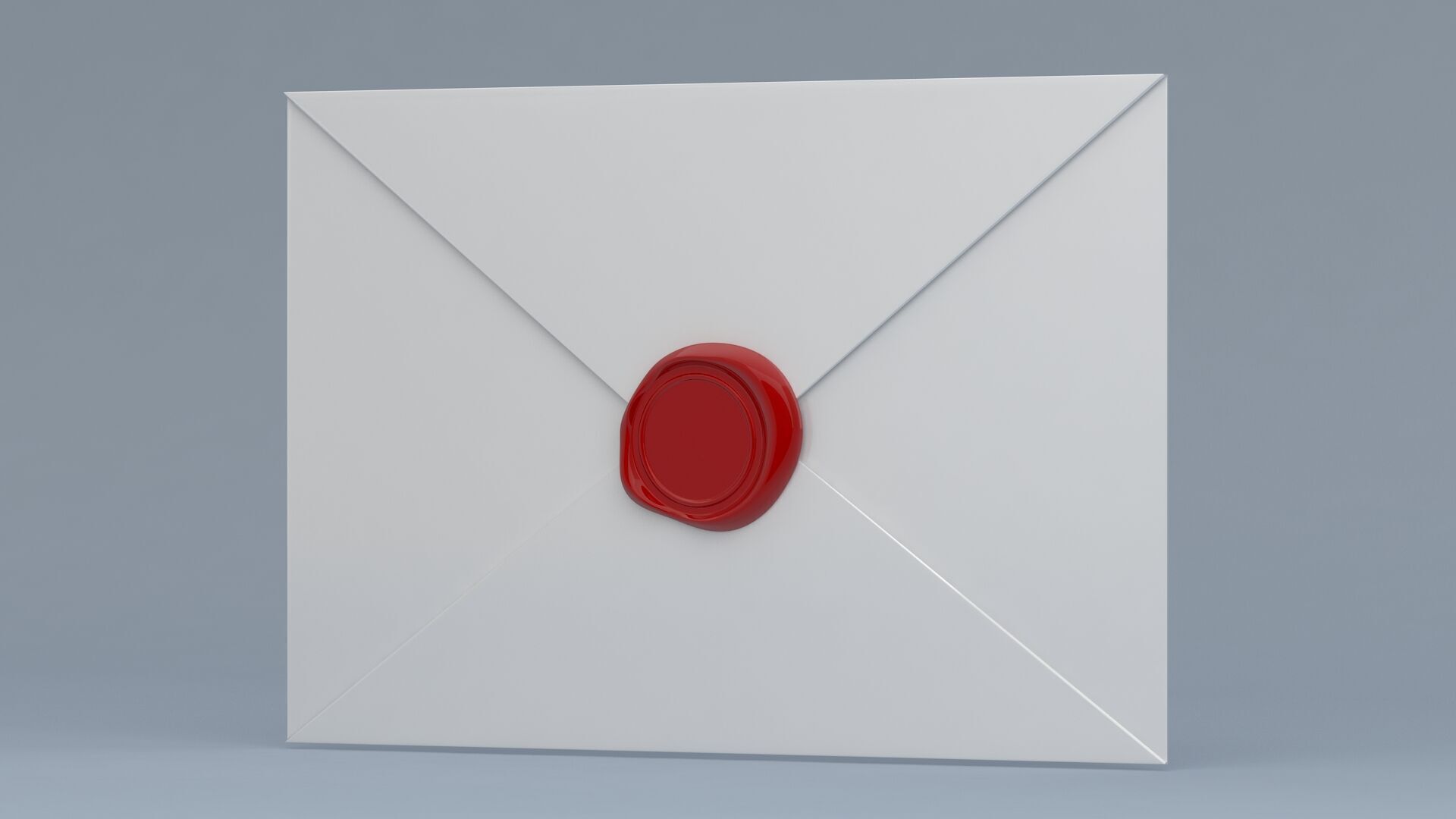 Envelope With Seal Collection 3D model_21