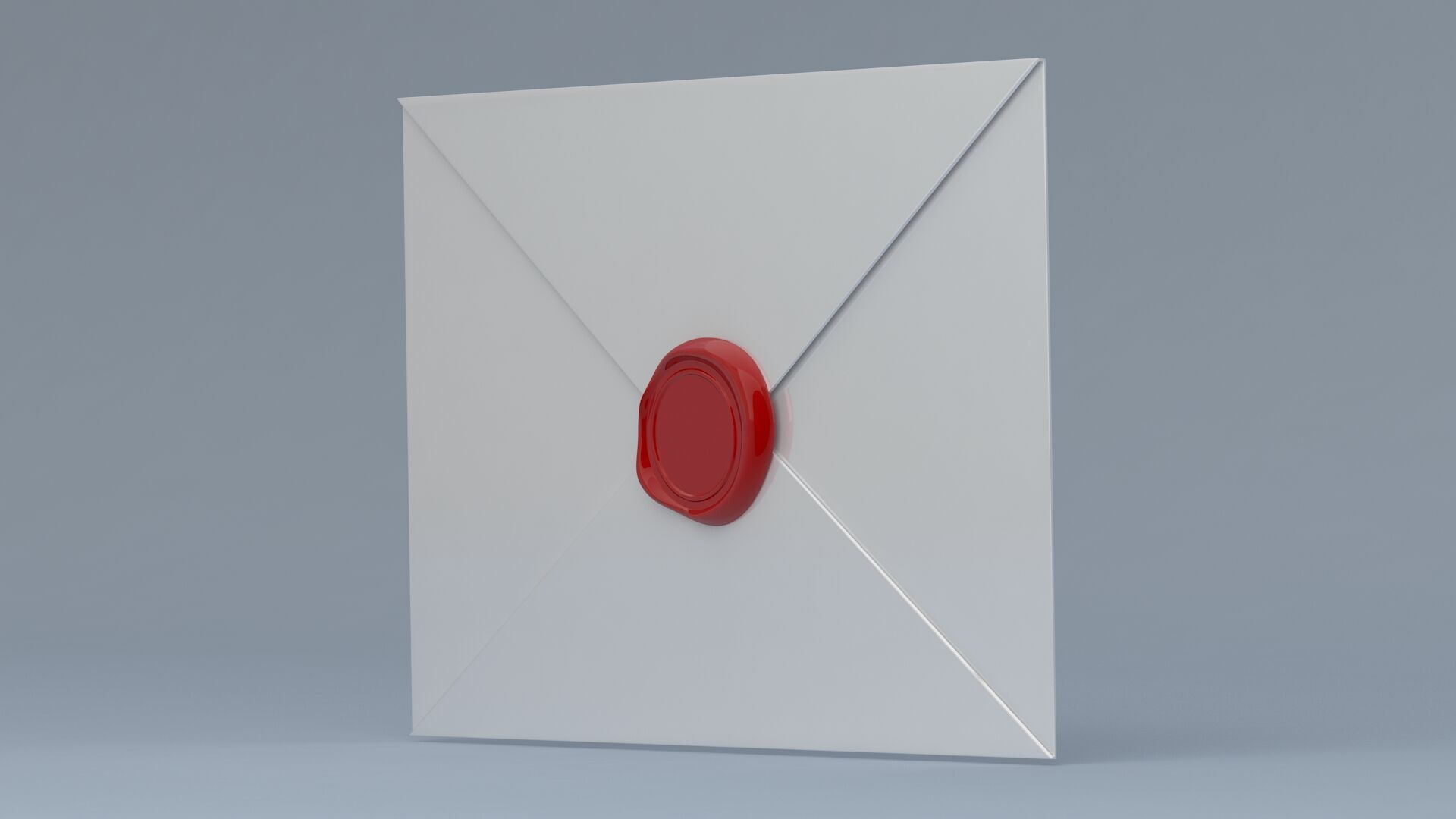 Envelope With Seal Collection 3D model_23