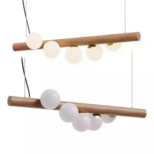 Scandinavian Wooden Pendant Lamp