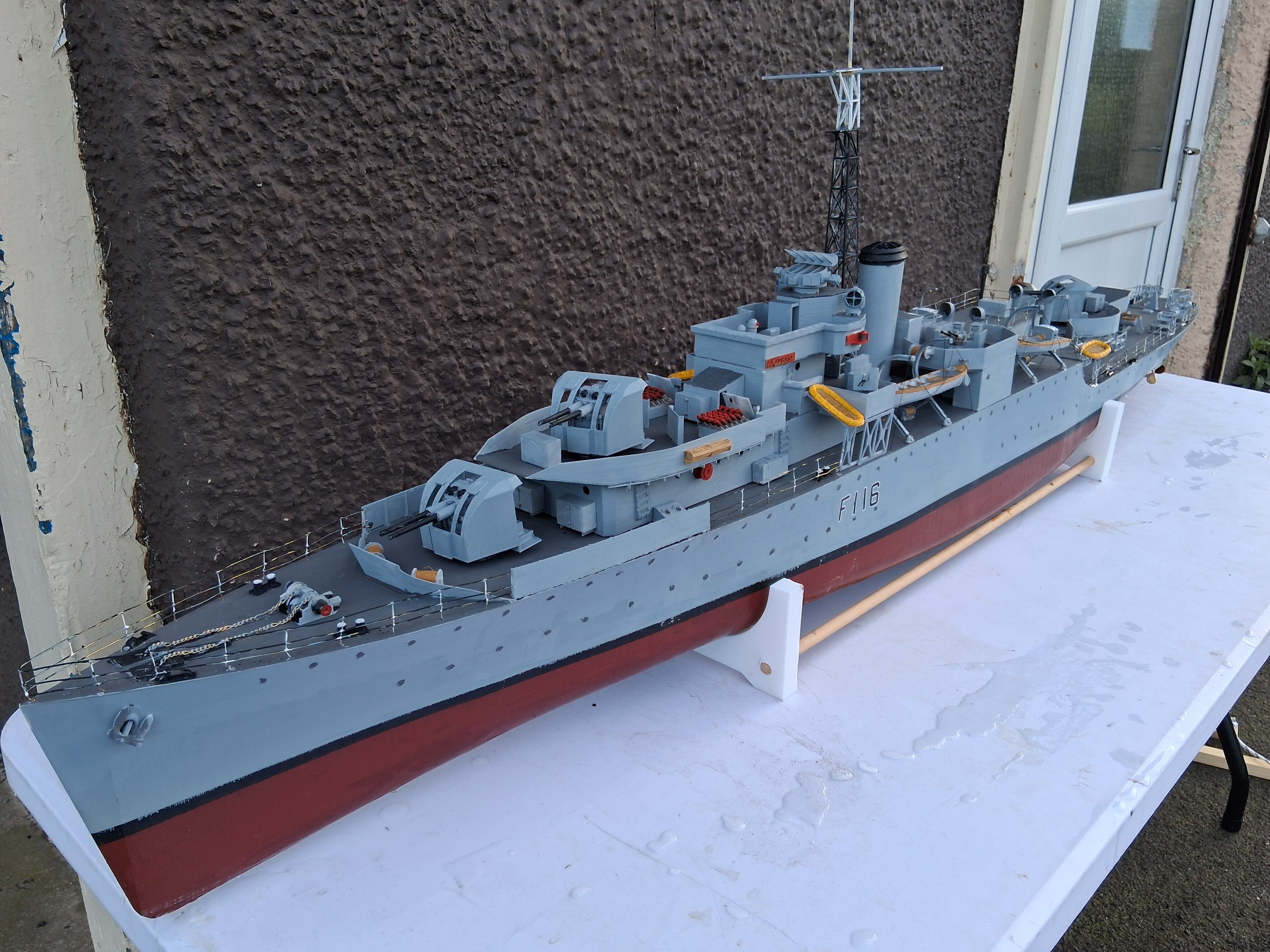 HMS Amethyst  Black Swan Sloop radio controlled Instructions Free 3D print model_9