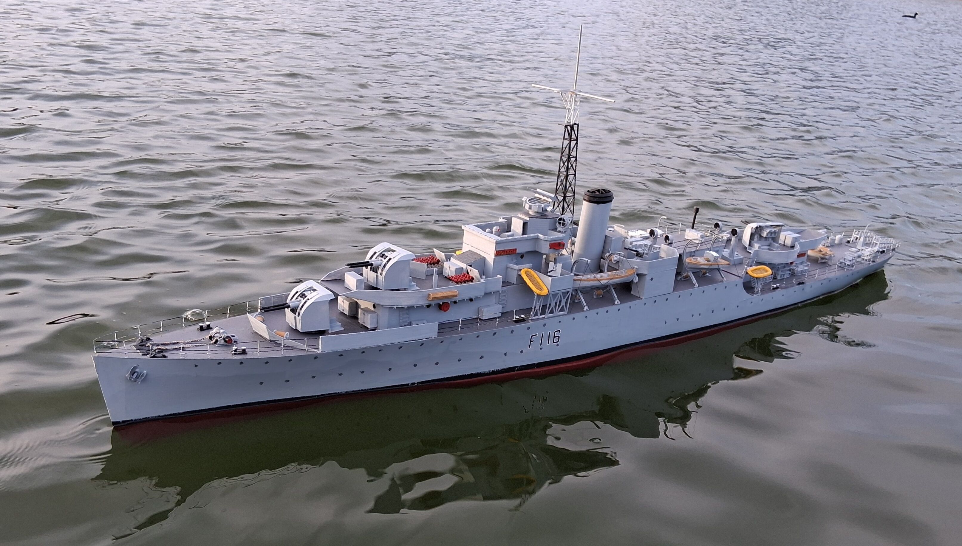 HMS Amethyst  Black Swan Sloop radio controlled Instructions Free 3D print model_5