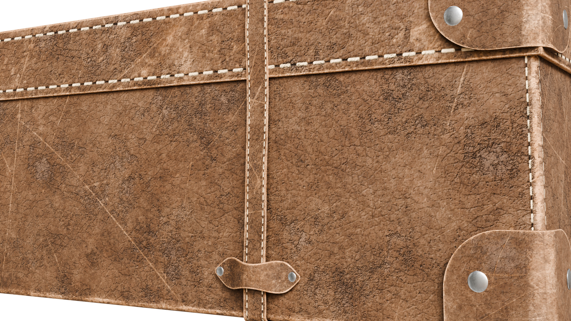 Vintage Suitcase 3D model_10