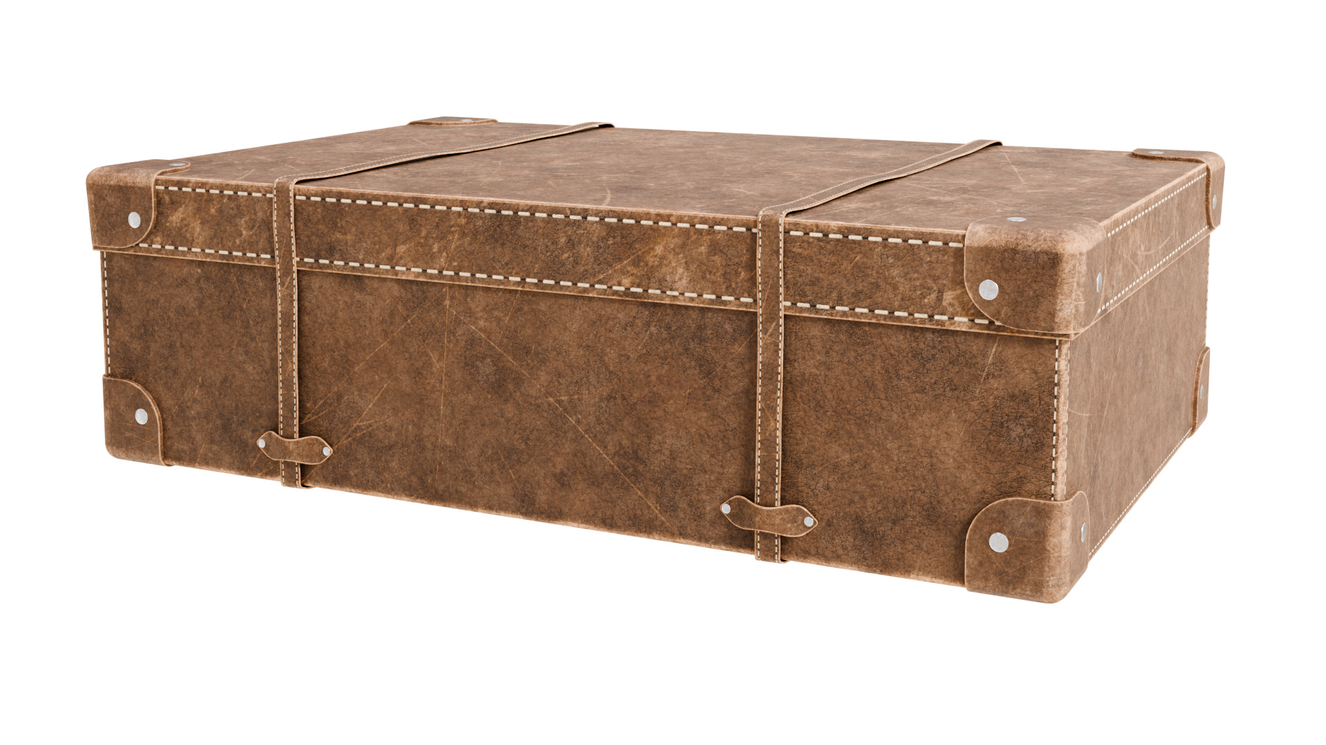 Vintage Suitcase 3D model_13