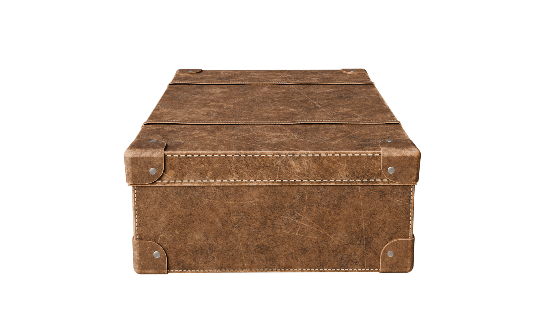 Vintage Suitcase 3D model_5