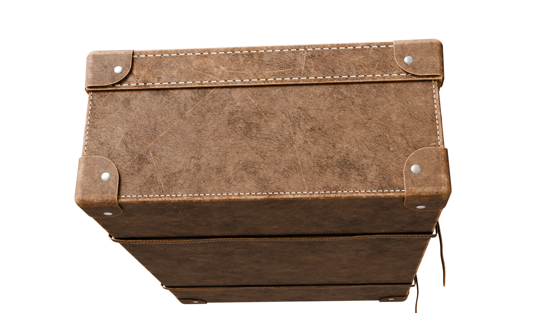 Vintage Suitcase 3D model_16