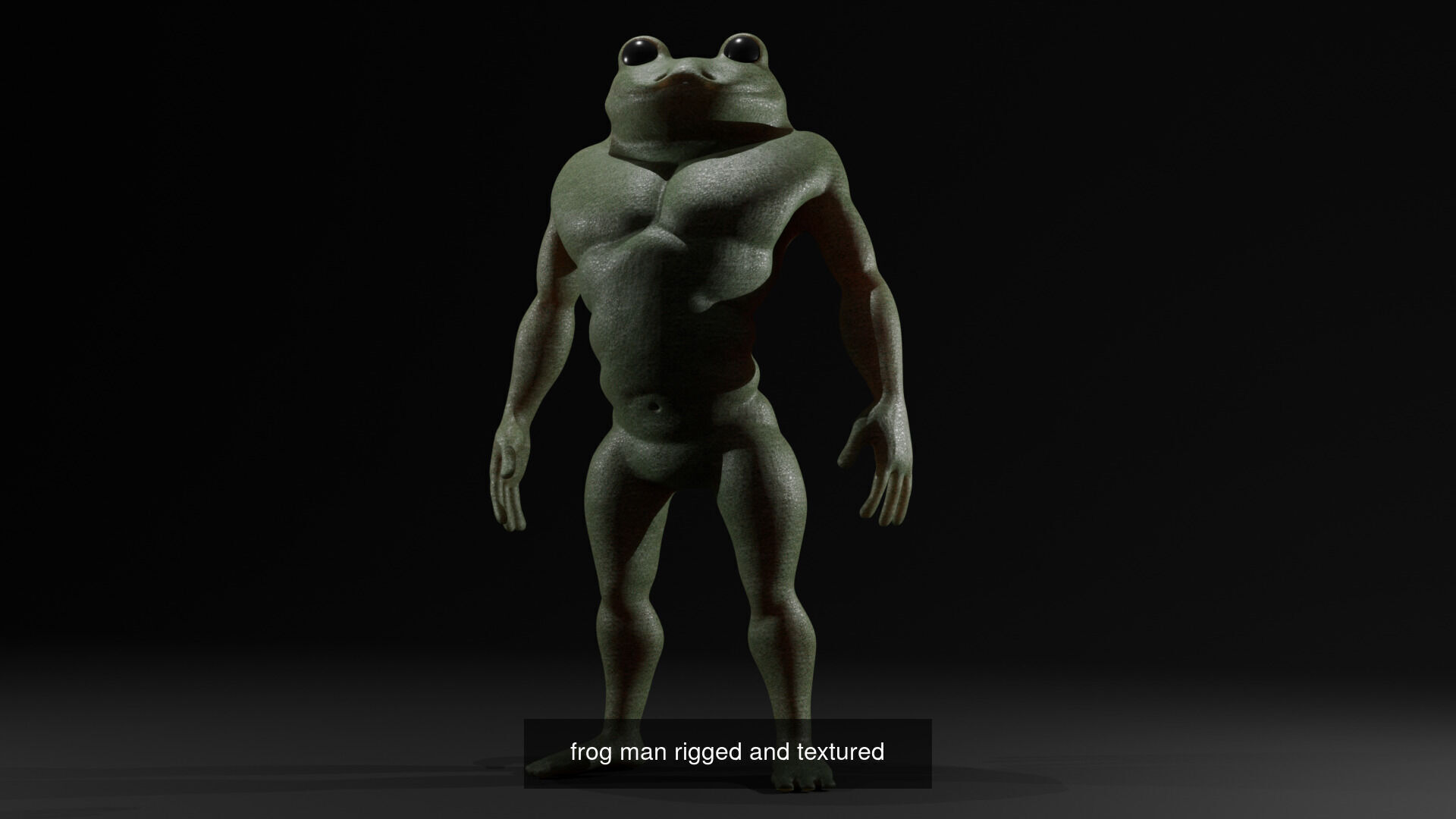 frog-man summer and normal versions 3D Model Collection_3