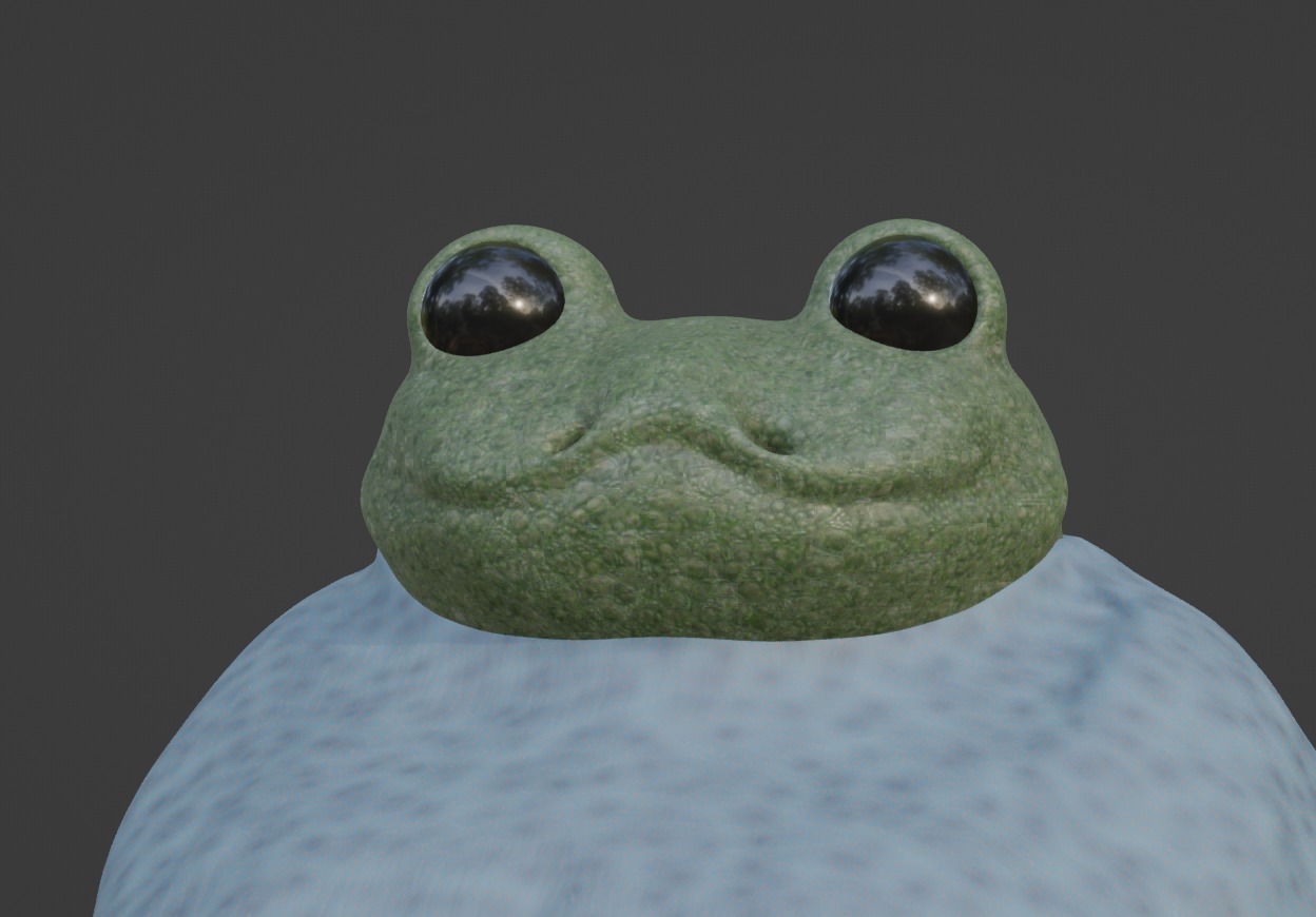 frog-man summer and normal versions 3D Model Collection_20