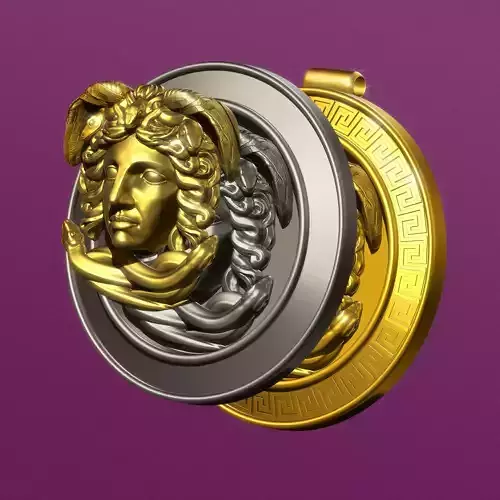 Medusa Head Pendant 3D print model