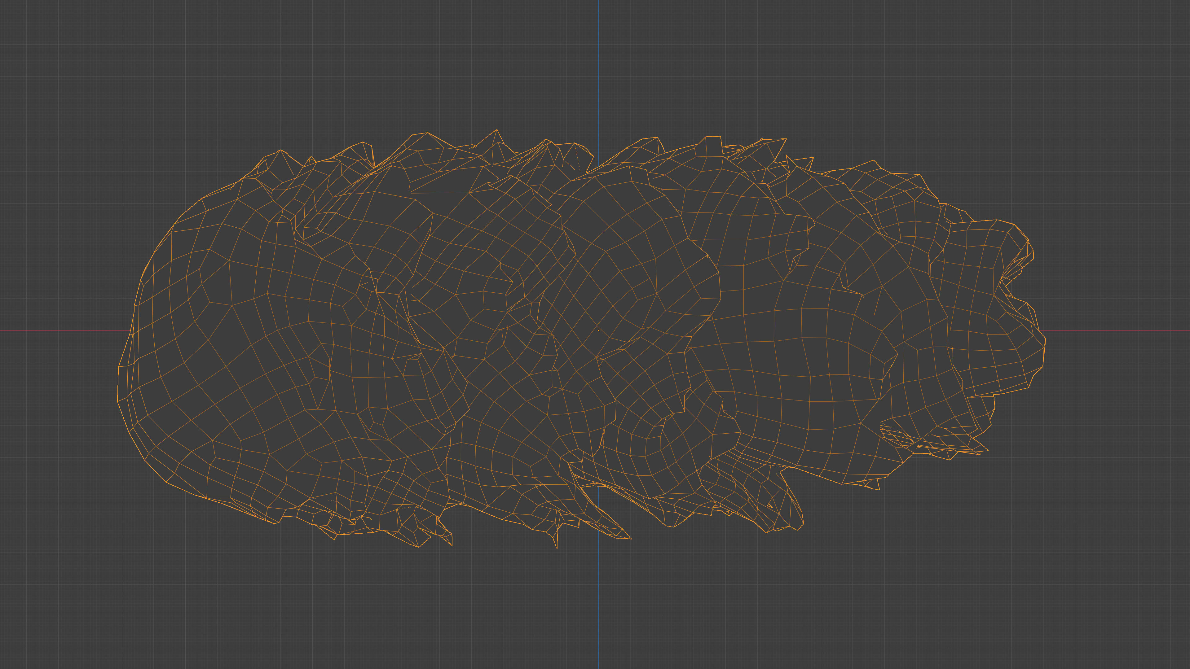 Photorealistic 3D scan of pine conifer cone Low-poly 3D model_22