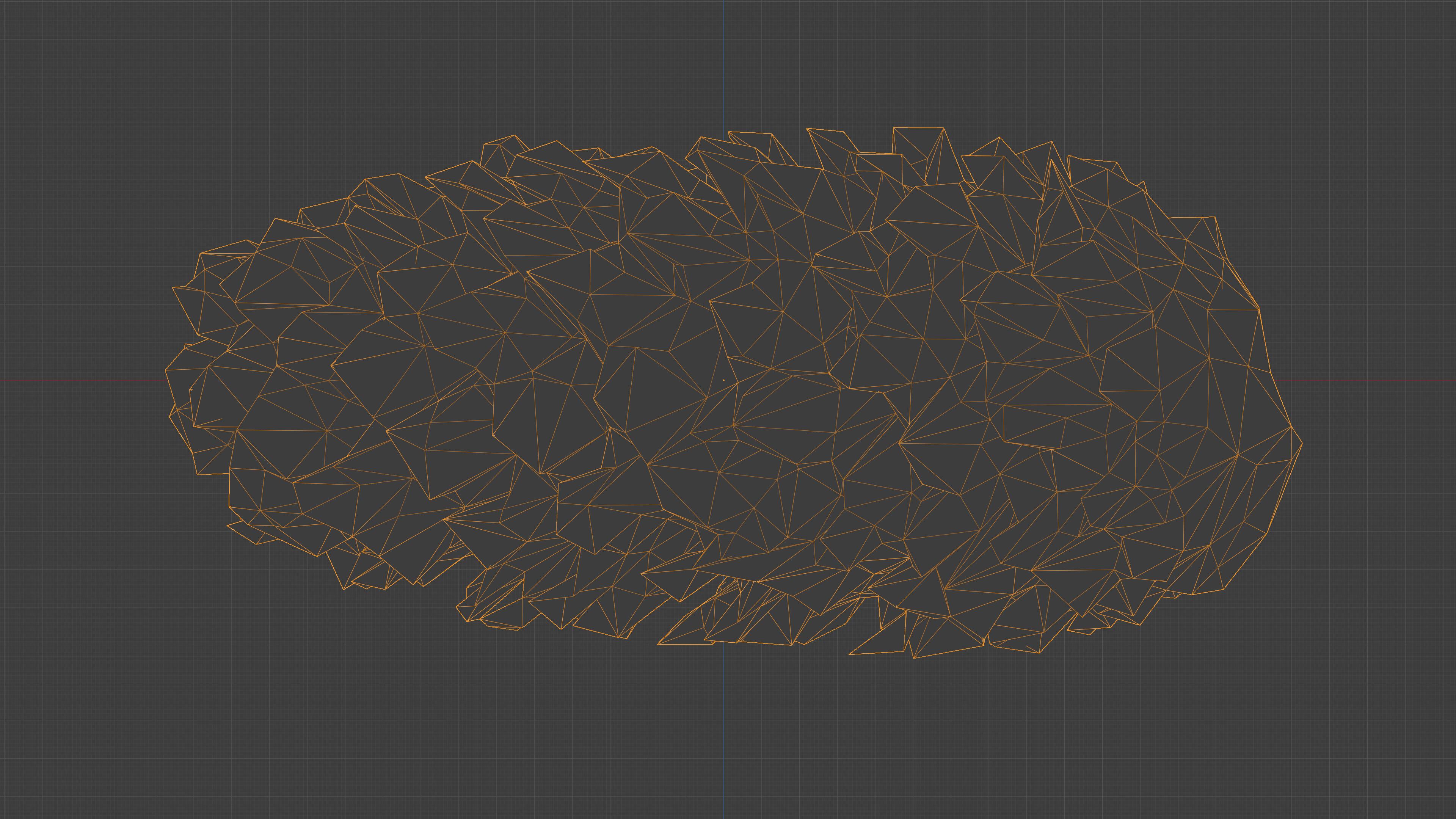 Photorealistic 3D scan of pine conifer cone Low-poly 3D model_4