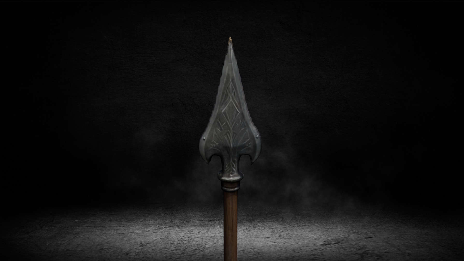Medieval Ancient Spear High-poly 3D Model 3D model_2