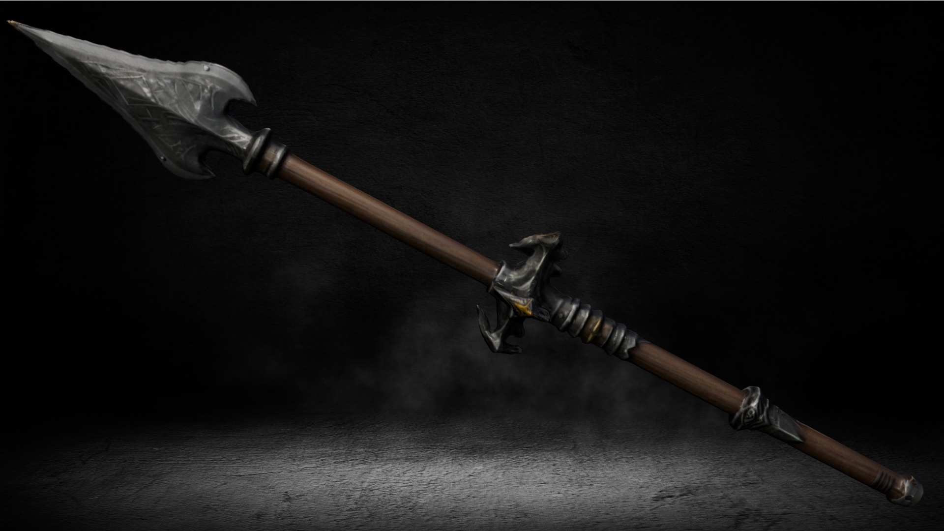 Medieval Ancient Spear High-poly 3D Model 3D model_5