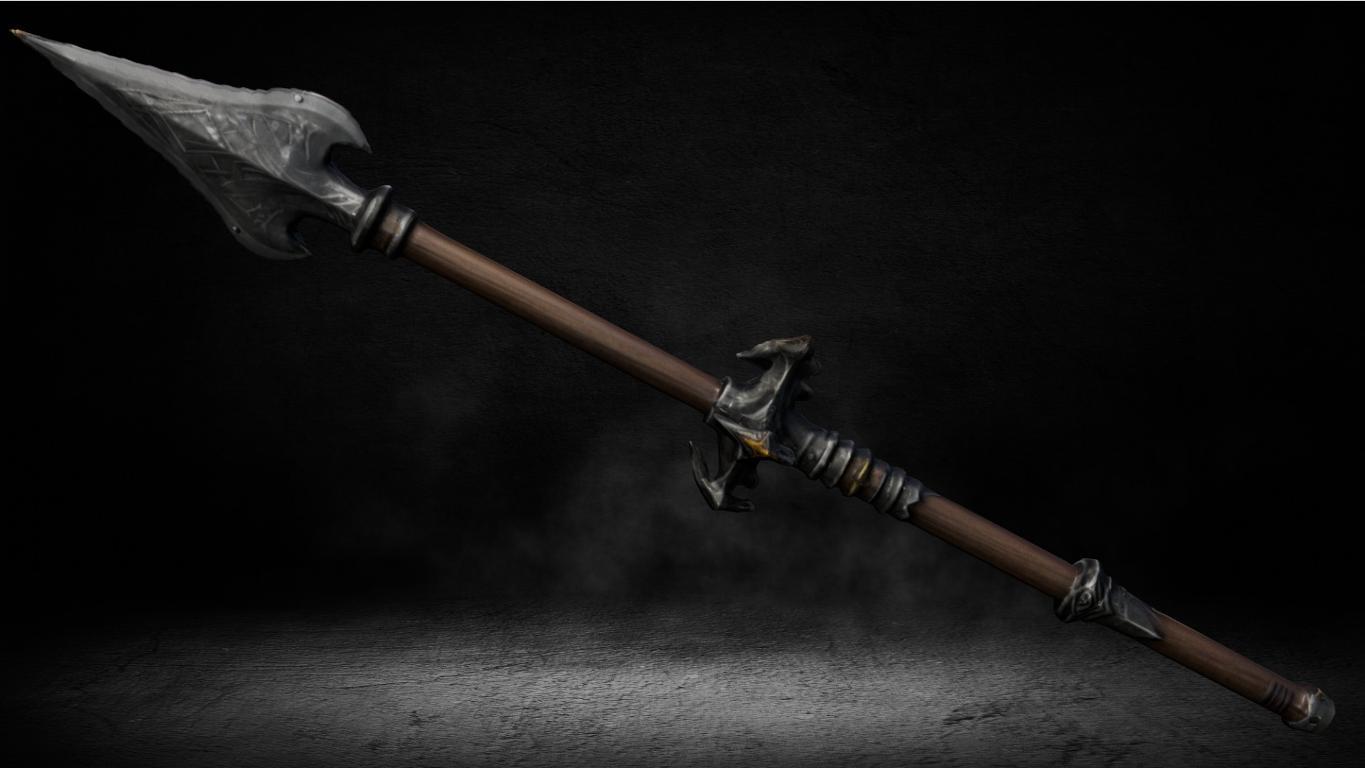 Medieval Ancient Spear High-poly 3D Model 3D model_4