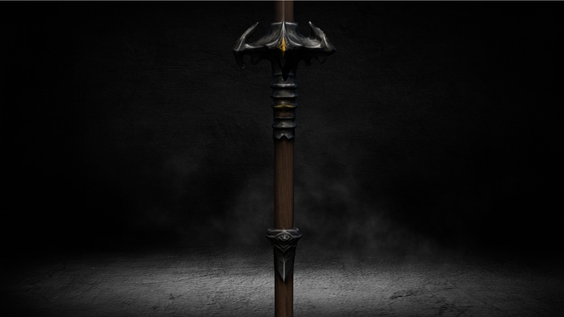 Medieval Ancient Spear Low-poly 3D Model Low-poly 3D model_3