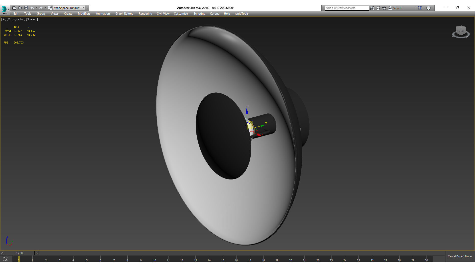 Chicago Wall Lamp by Made 3D model_4