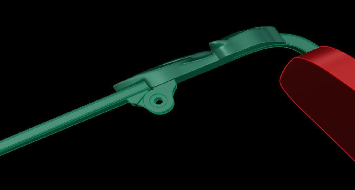 Panthere Gold Sunglasses 3D print model_9