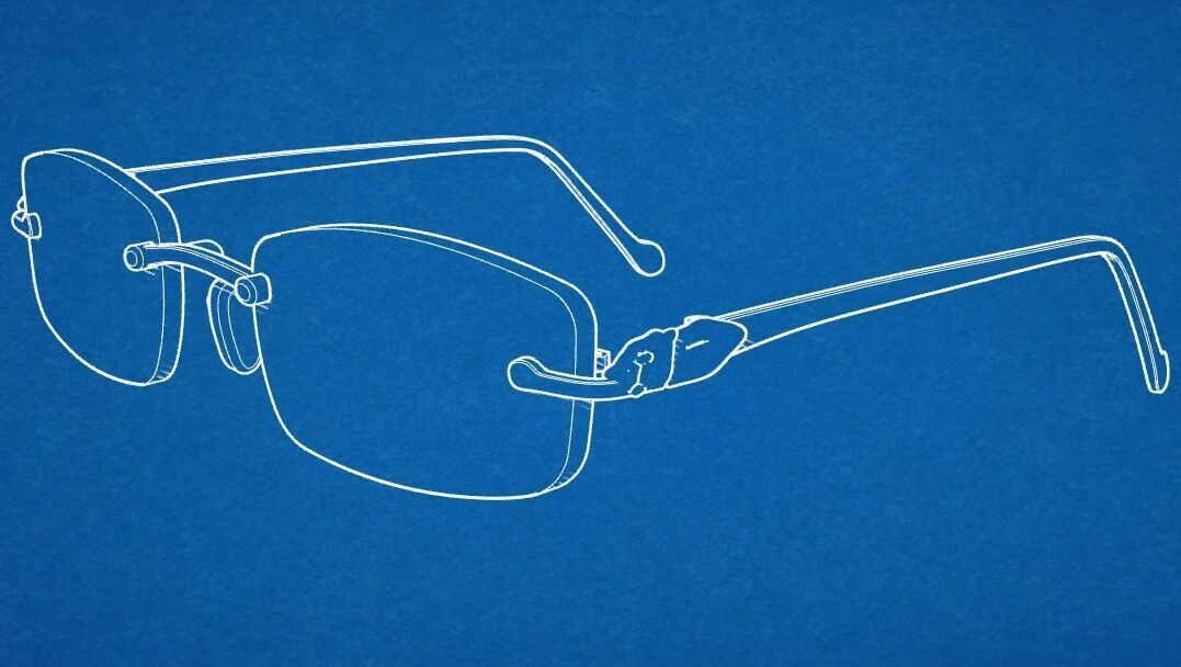 Panthere Gold Sunglasses 3D print model_5