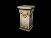 Stylized Roman Column AI Low-poly 3D model_1