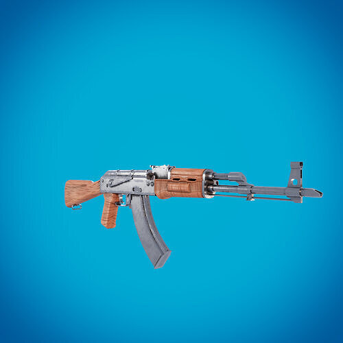 AK 47 Low-poly 3D model