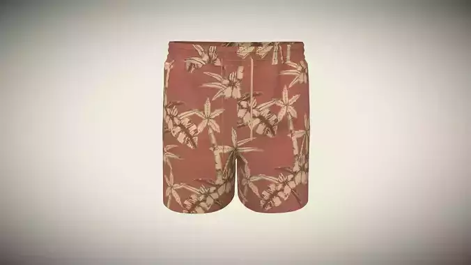 Mens Short Pant-AOP In Low Poly