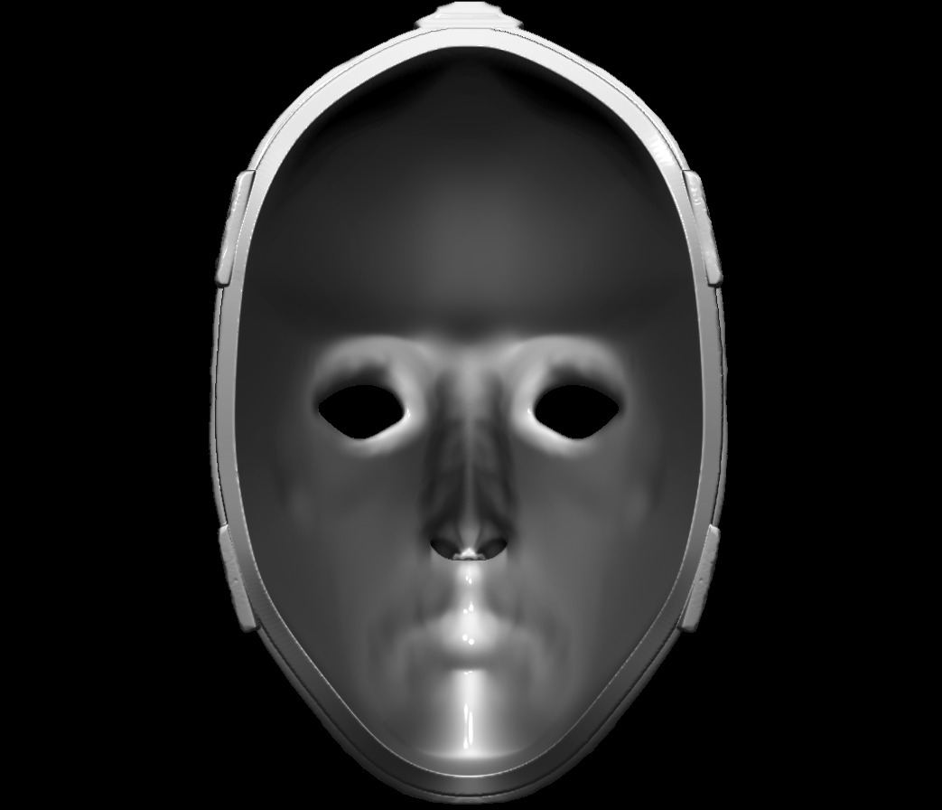 MASK OF THE LOST SINNER - DARK SOULS 2 - PENAL MASK PROP 3D print model_9
