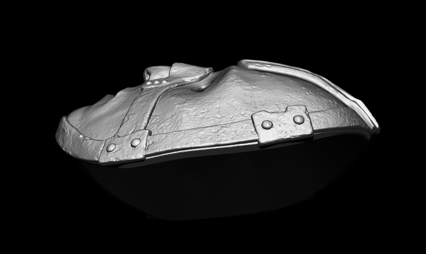 MASK OF THE LOST SINNER - DARK SOULS 2 - PENAL MASK PROP 3D print model_10