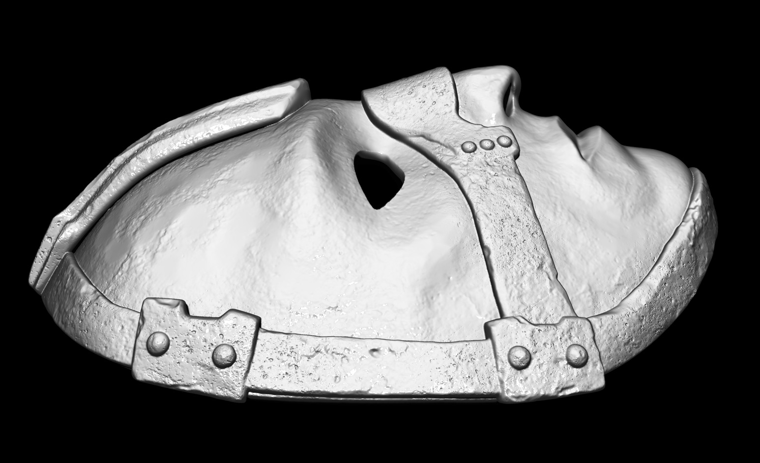 MASK OF THE LOST SINNER - DARK SOULS 2 - PENAL MASK PROP 3D print model_13