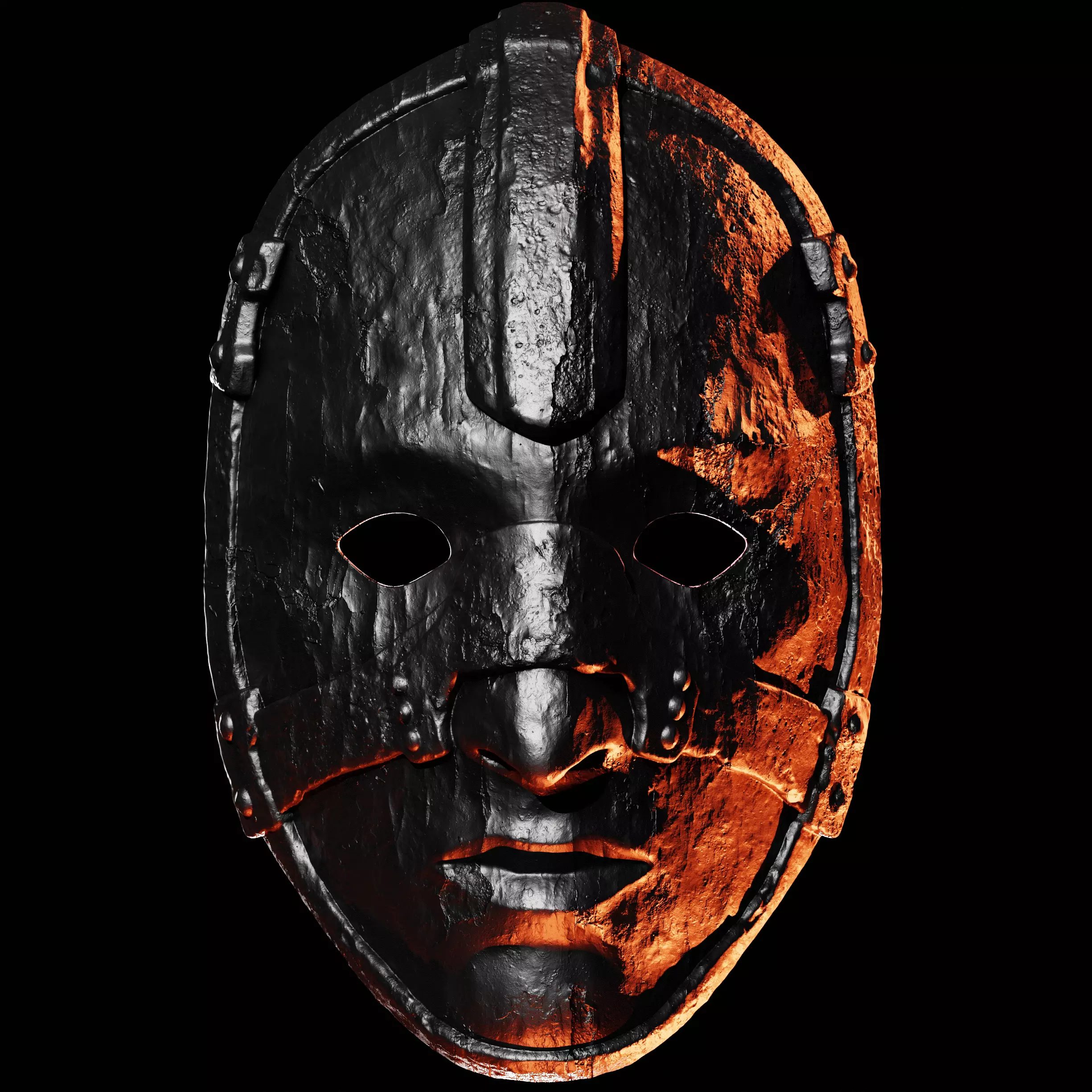 MASK OF THE LOST SINNER - DARK SOULS 2 - PENAL MASK PROP 3D print model_0