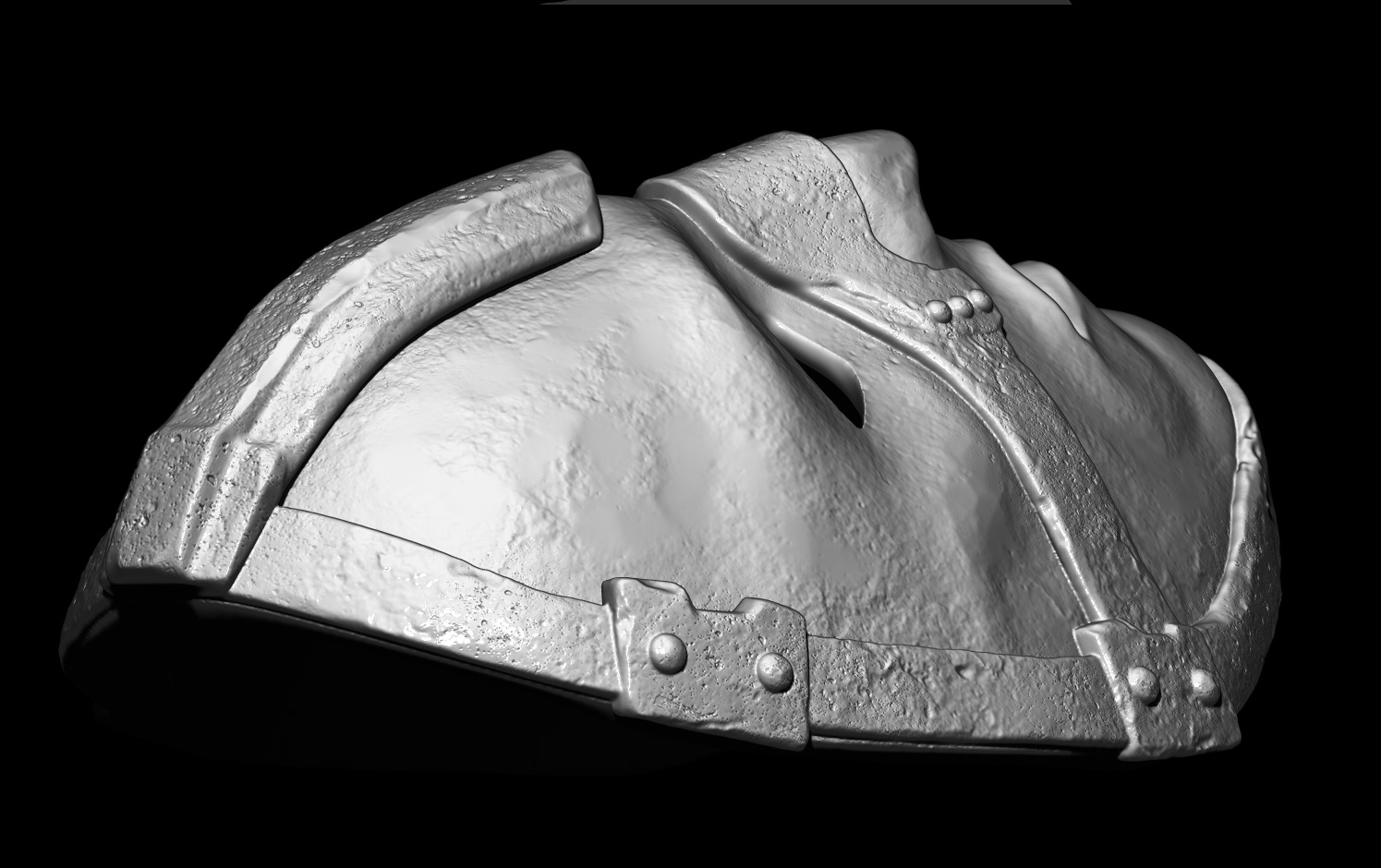 MASK OF THE LOST SINNER - DARK SOULS 2 - PENAL MASK PROP 3D print model_1