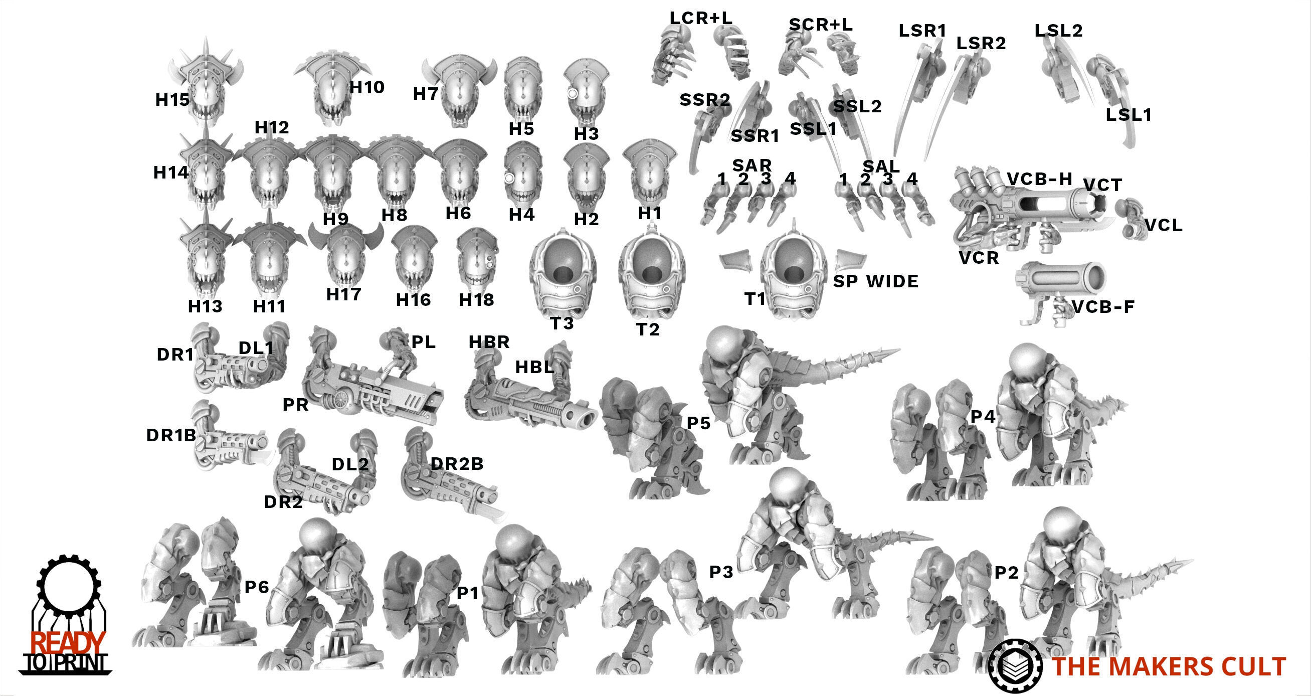 Iron Hive - Warriors MK2 3D print model_4
