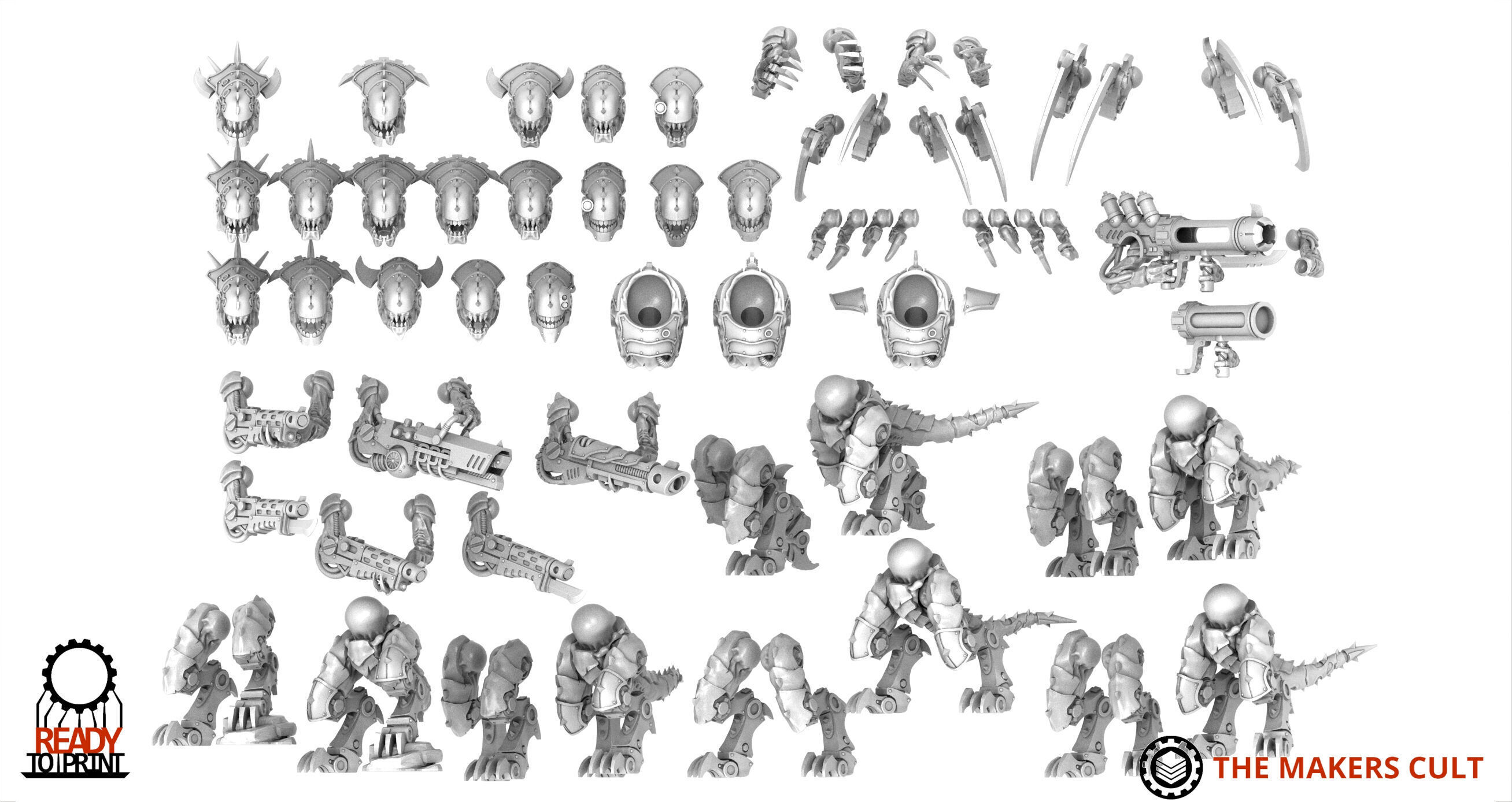 Iron Hive - Warriors MK2 3D print model_3