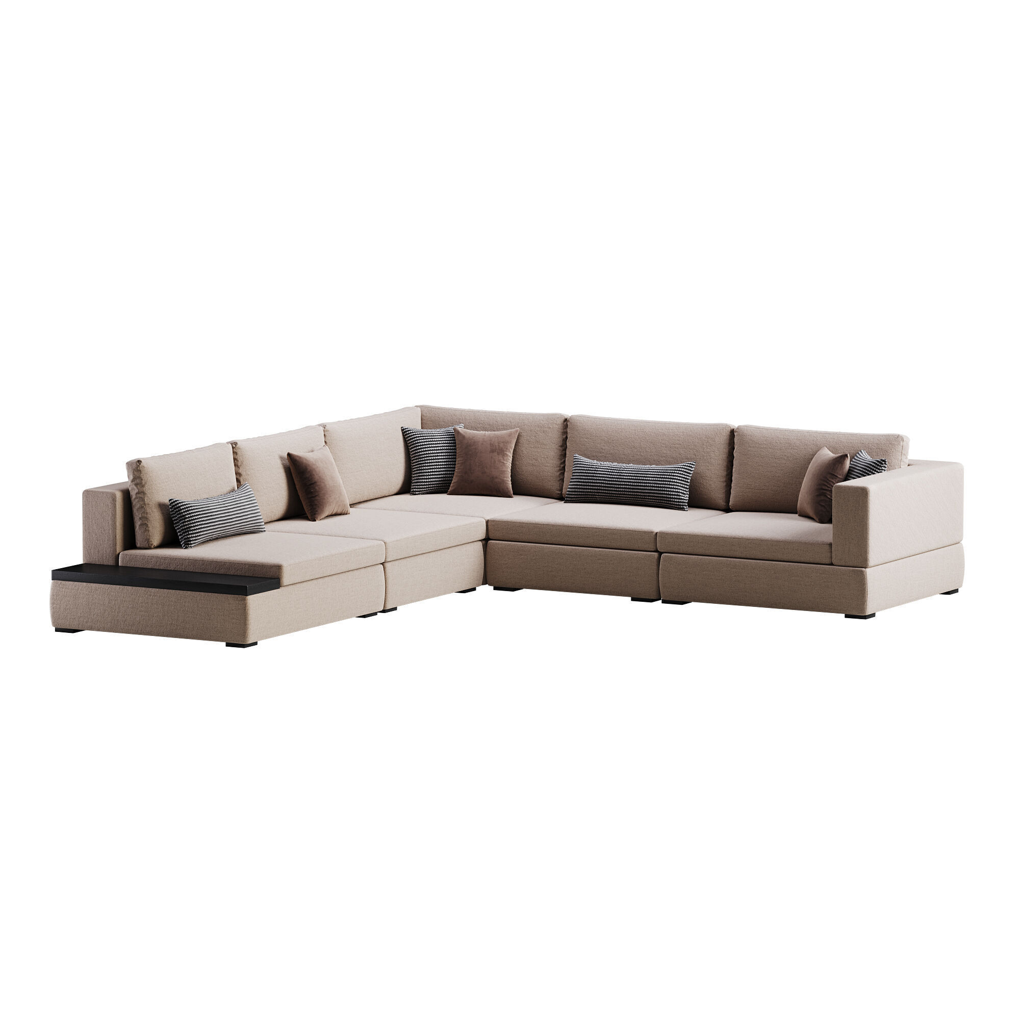 The Hunker Down Modular Sofa 3D model_6