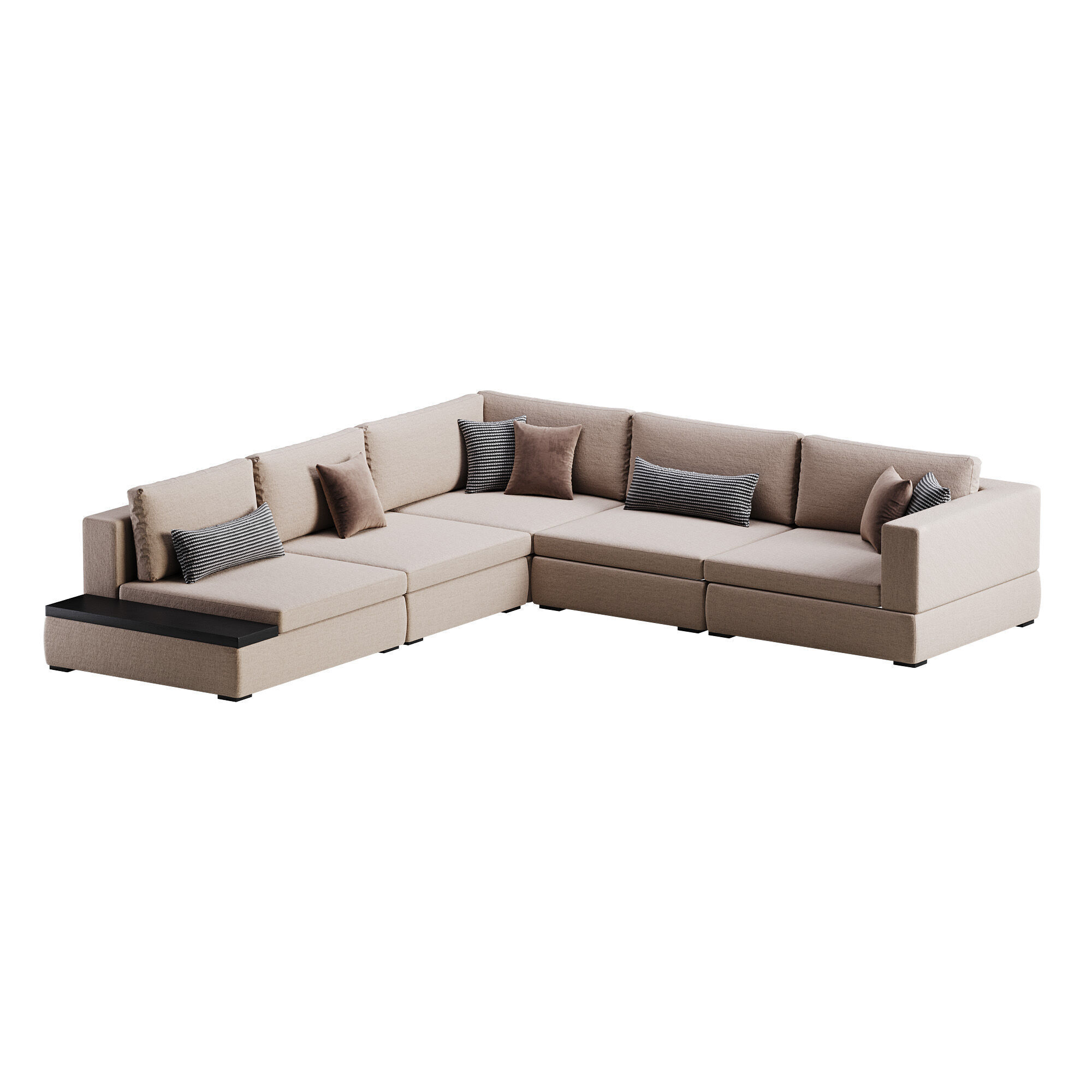 The Hunker Down Modular Sofa 3D model_3