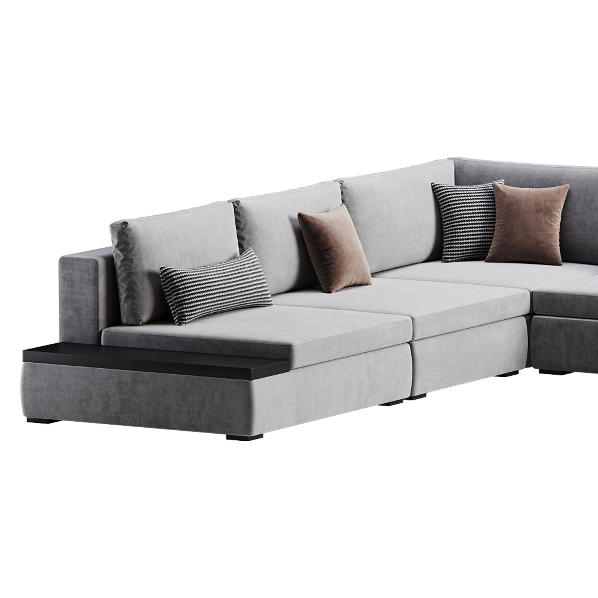 The Hunker Down Modular Sofa 3D model_9