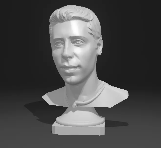 Portrait of Sam Altman inventor and co-founder of OpenAI 3D print model_0