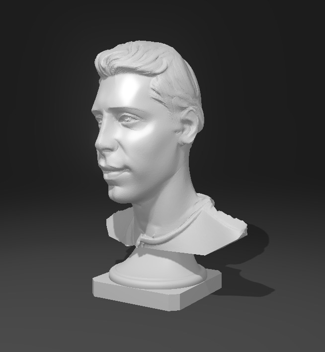 Portrait of Sam Altman inventor and co-founder of OpenAI 3D print model_2