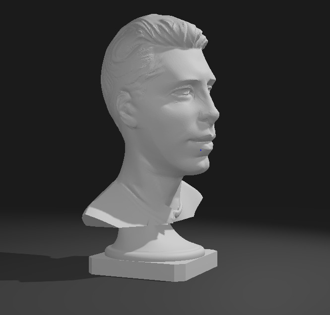 Portrait of Sam Altman inventor and co-founder of OpenAI 3D print model_4