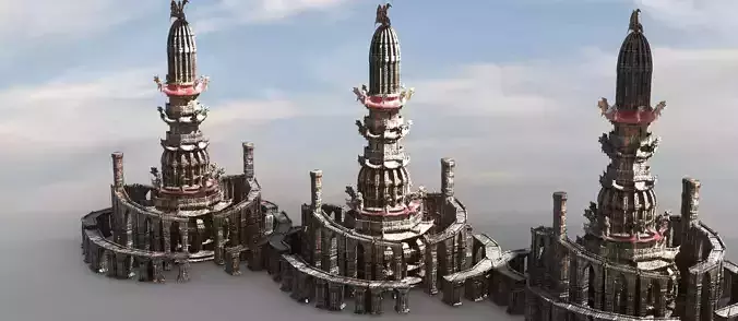 Dragon Master Shinto tower 