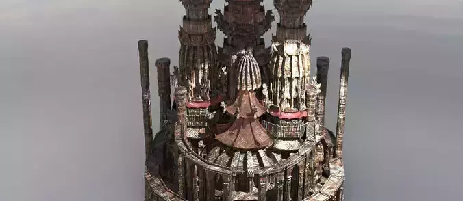 Grand Tengu Castle kitbash 1