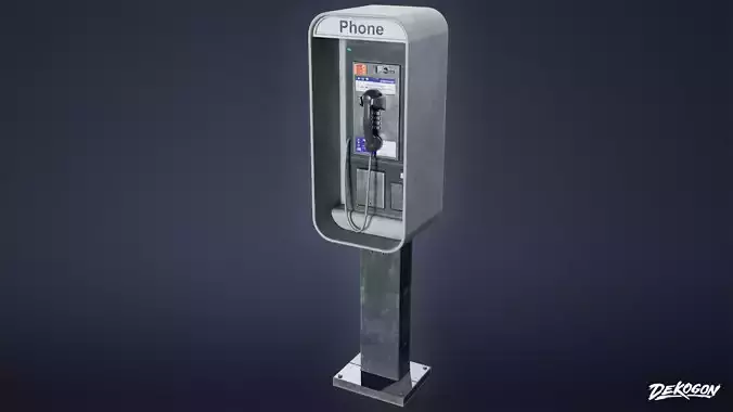 SUBURBS - Payphone 01 - LOW POLY AND NANITE