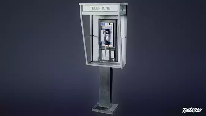 SUBURBS - Payphone 02 - LOW POLY AND NANITE
