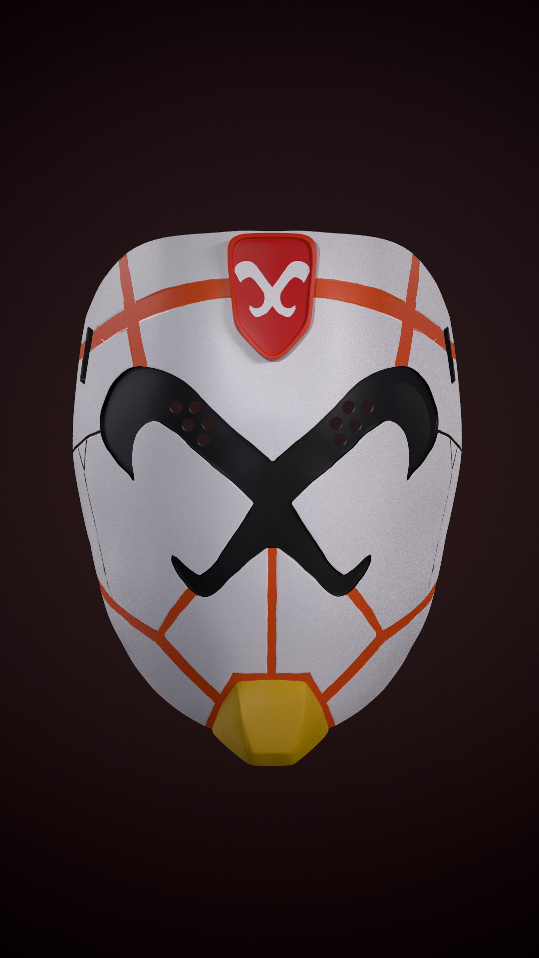 Goku Black Xeno Mask V2 3D print model_1