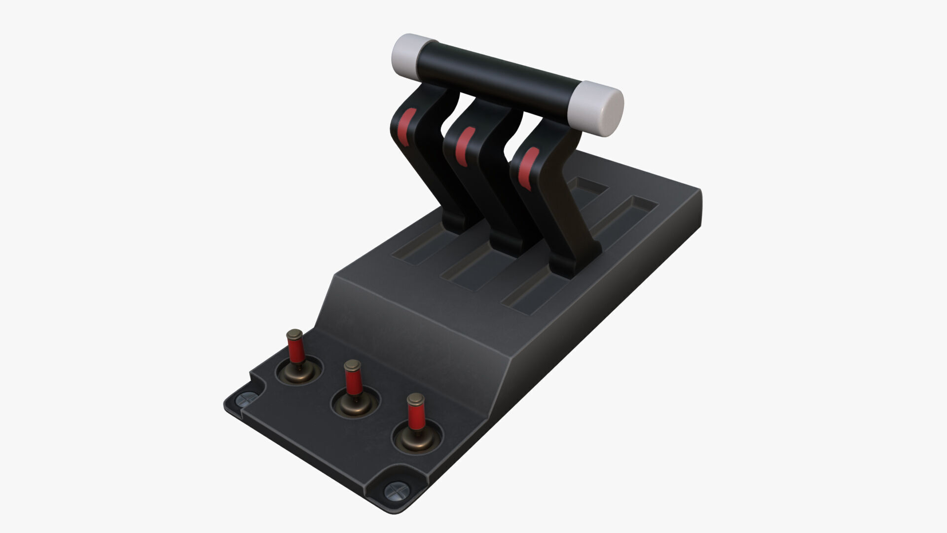 Fighter Jet Cockpit Control Panel  Low-poly 3D model_11