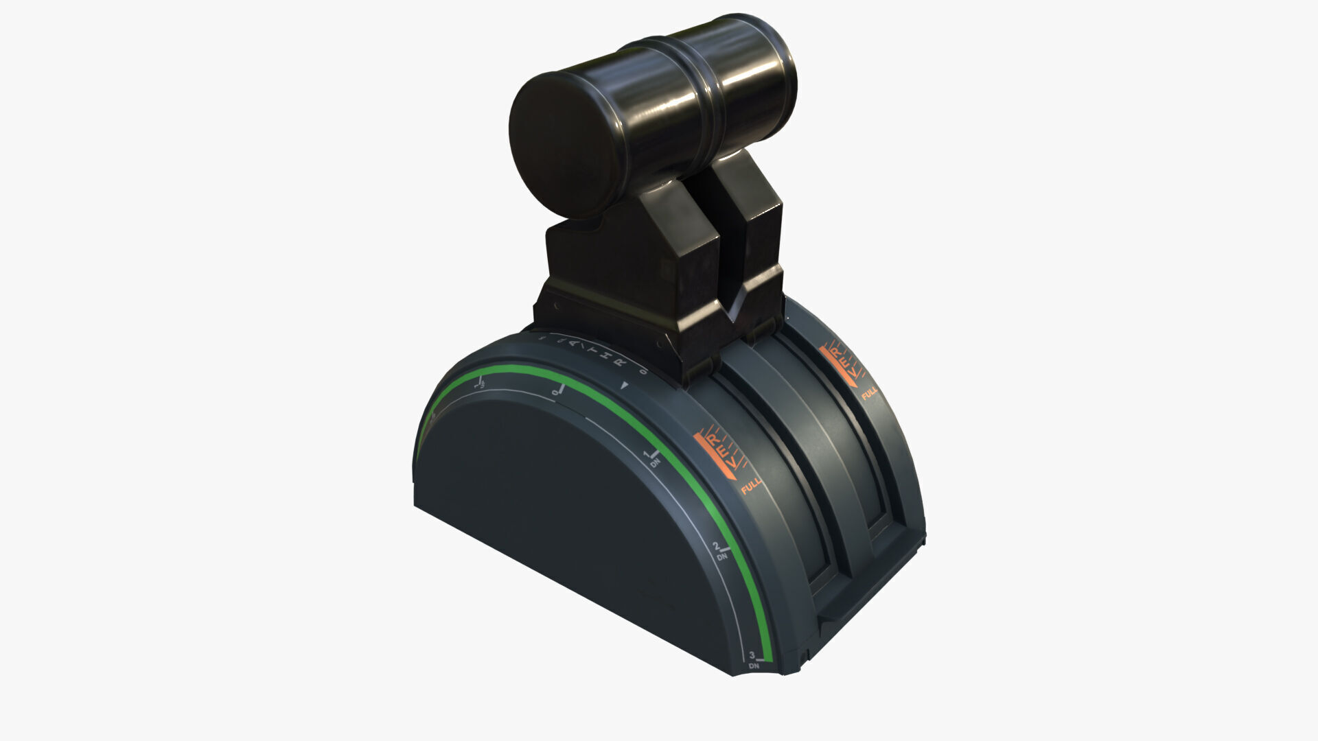 Fighter Jet Cockpit Control Panel  Low-poly 3D model_23